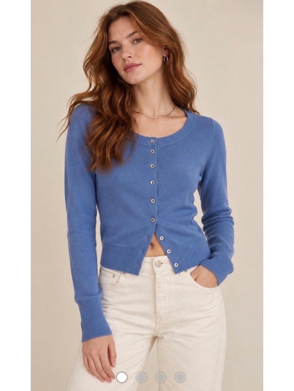 FREE PEOPLE NWT Nocturnal solid cashmere wool blend cardi